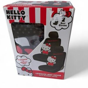 Hello Kitty Black and Red Seat Covers